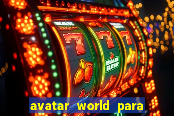 avatar world para colorir e imprimir